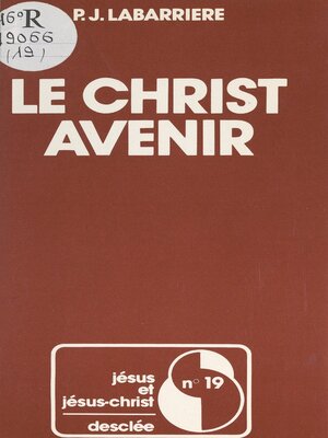 cover image of Le Christ avenir